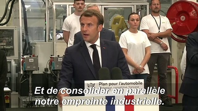 Avec 8 milliards d'aides, Macron veut faire de la France la 1ère nation productrice de véhicules propres en Europe