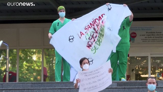 Испания: траур и протесты