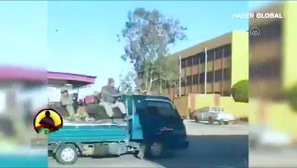 Libya Ordusu, çekilen paralı askerlerin görüntülerini yayınladı