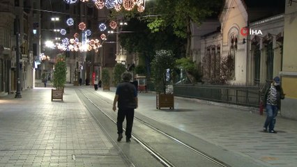 Kısıtlama bitti, Taksim'de hareketlilik başladı