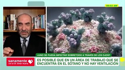 #SanamenteConElDrHuerta - ¿Uno se puede infectar a través de los ojos?