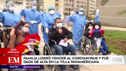 Edición Mediodía: Familia logró vencer al COVID-19 y fue dada de alta