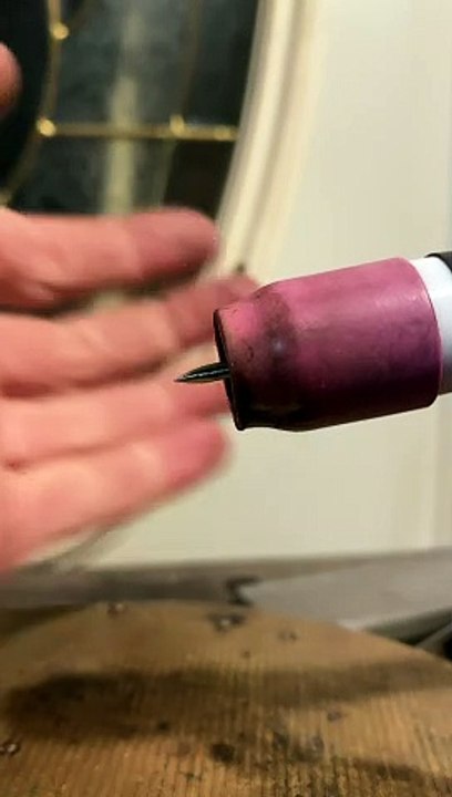 Guy Demonstrates How Homemade Bug Zapper Works