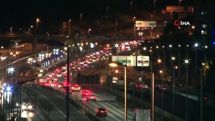 Kısıtlama sonrası E-5’te yoğunluk