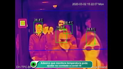 Adesivo que monitora temperatura pode ajudar no combate a covid-19