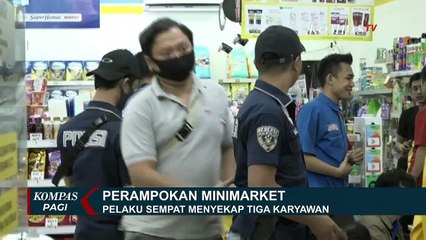 Sadis! Perampok Gasak Uang 26 Juta dan Sekap Tiga Karyawan Minimarket