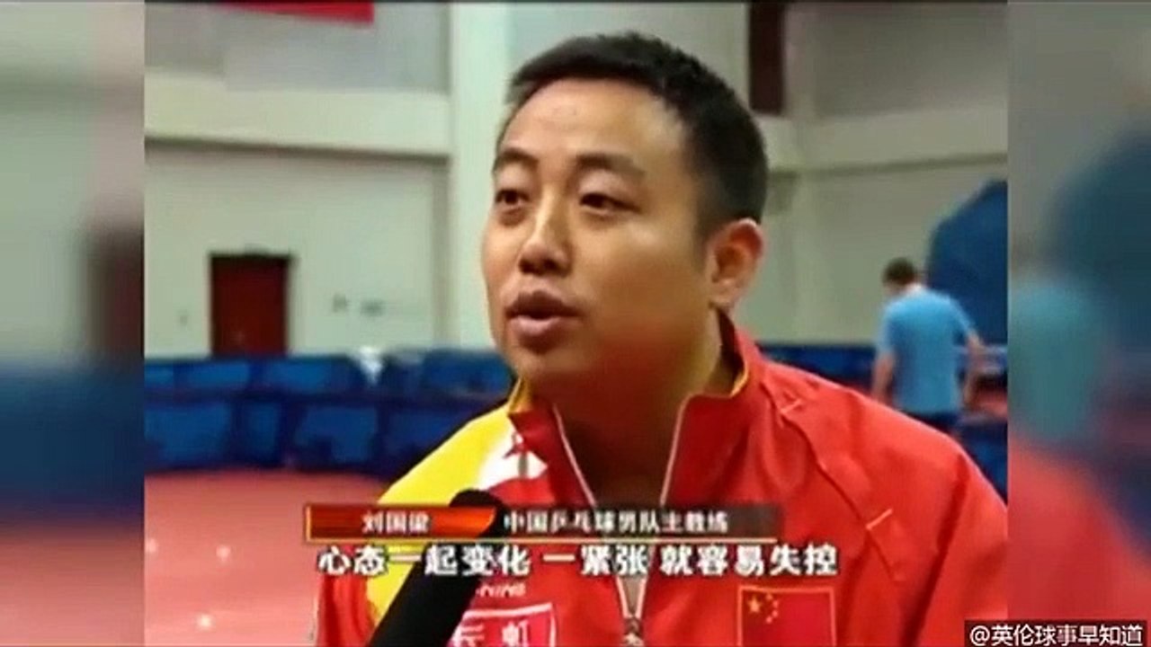 Liu Guoliang Showing Off His Serves