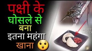 food made from bird nest||घोसले से बना इतना महंगा खाना|| facts|mind blowing facts about birds[hindi]