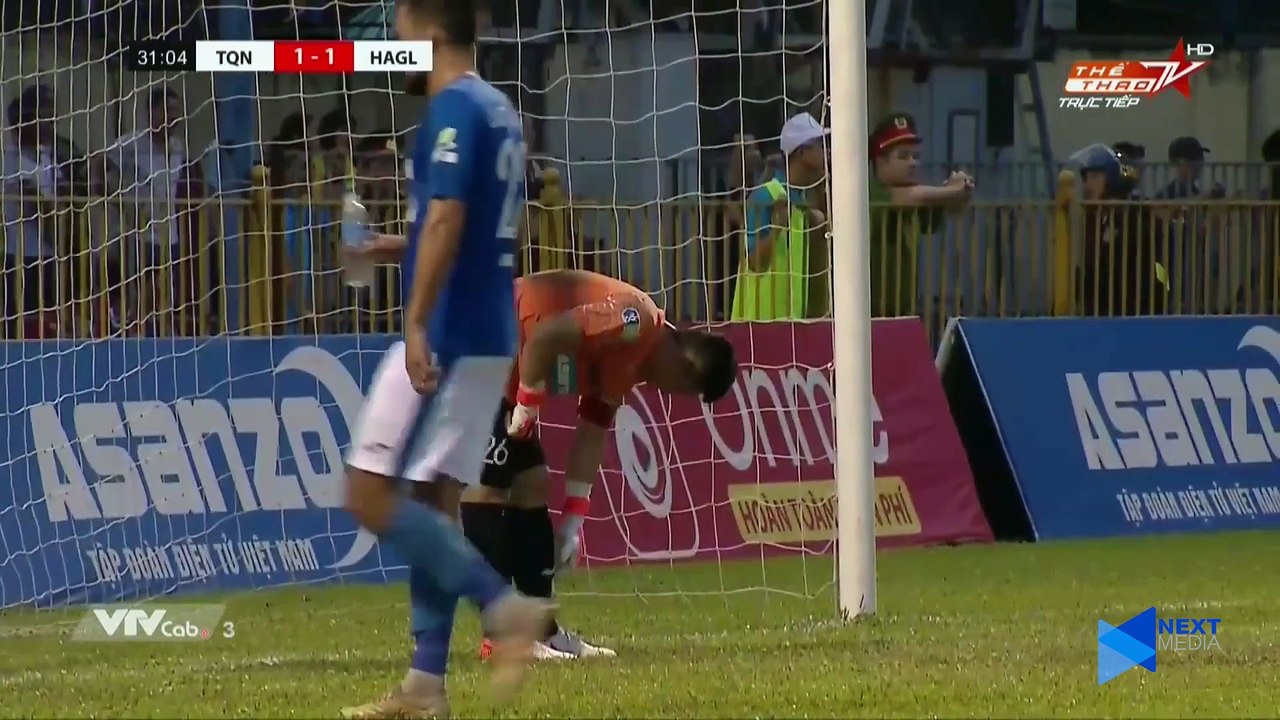 Văn Toàn ghi bàn cực khó trước Than Quảng Ninh, gỡ hòa cho HAGL - NEXT SPORTS