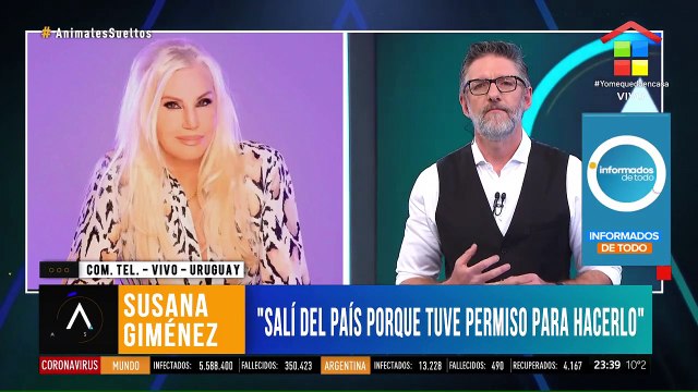 La gente no puede estar encerrada 80 días , dijo Susana desde Uruguay