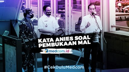 Soal Wacana Mal Beroperasi Kembali, Anies: Itu Imajinasi