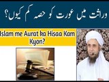 Wirasat me Aurat ko Hissa Mard se kam Kyon--HKD Mufti Tariq Masood