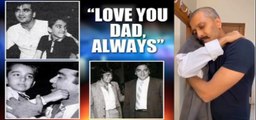Sanjay Dutt became emotional after remembering father Sunil Dutt and Riteish Deshmukh shares a heartfelt video on his father's 75th birth anniversary