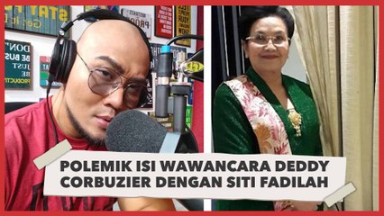 Polemik Isi Wawancara Deddy Corbuzier dengan Siti Fadilah