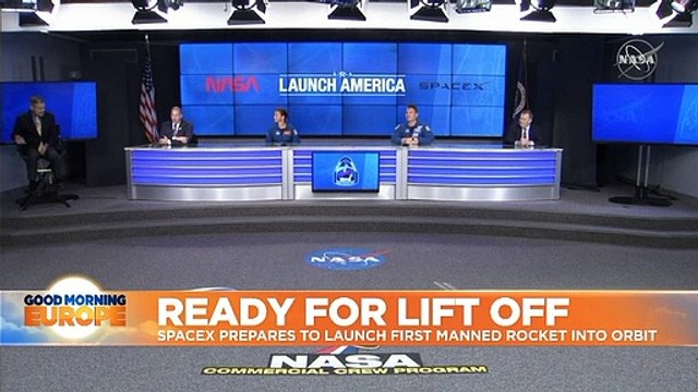 Historic Space X launch to send two NASA astronauts to ISS delayed due to bad weather