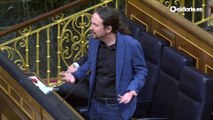 Iglesias abronca a la bancada de la derecha:  