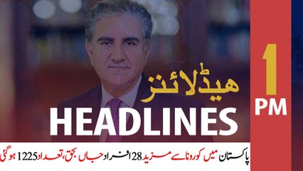ARYNews Headlines | 1 PM | 27 May 2020