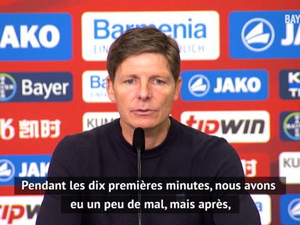 28e j. - Glasner : "L'équipe a fait tout ce que je voulais face à Leverkusen"