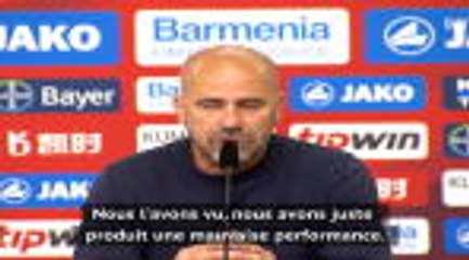 28e j. - Bosz : "Ce soir, nous étions mauvais dans tous les domaines"