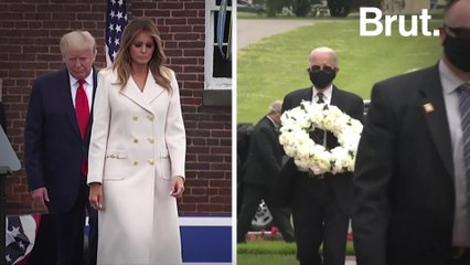 Joe Biden v. Donald Trump on Memorial Day