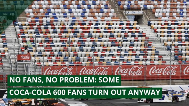 No fans, no problem: Some Coca-Cola 600 fans turn out anyway, and other top stories from May 27, 2020.