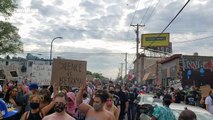 Thousands protest in Minneapolis over death of George Floyd