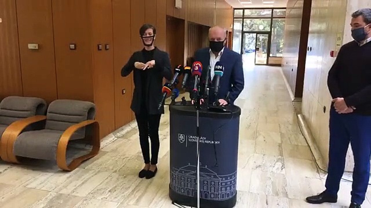 ZÁZNAM: Brífingy pred rokovaním Vlády SR
