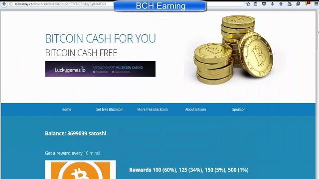 Easily Bitcoin BCH earn every 5min 24 aug 2017