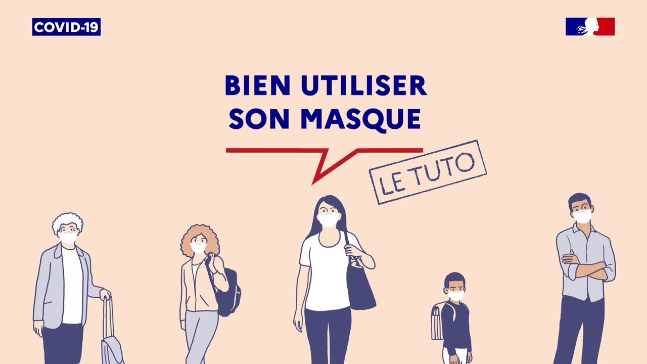 "Bien utiliser son masque" : Le tuto