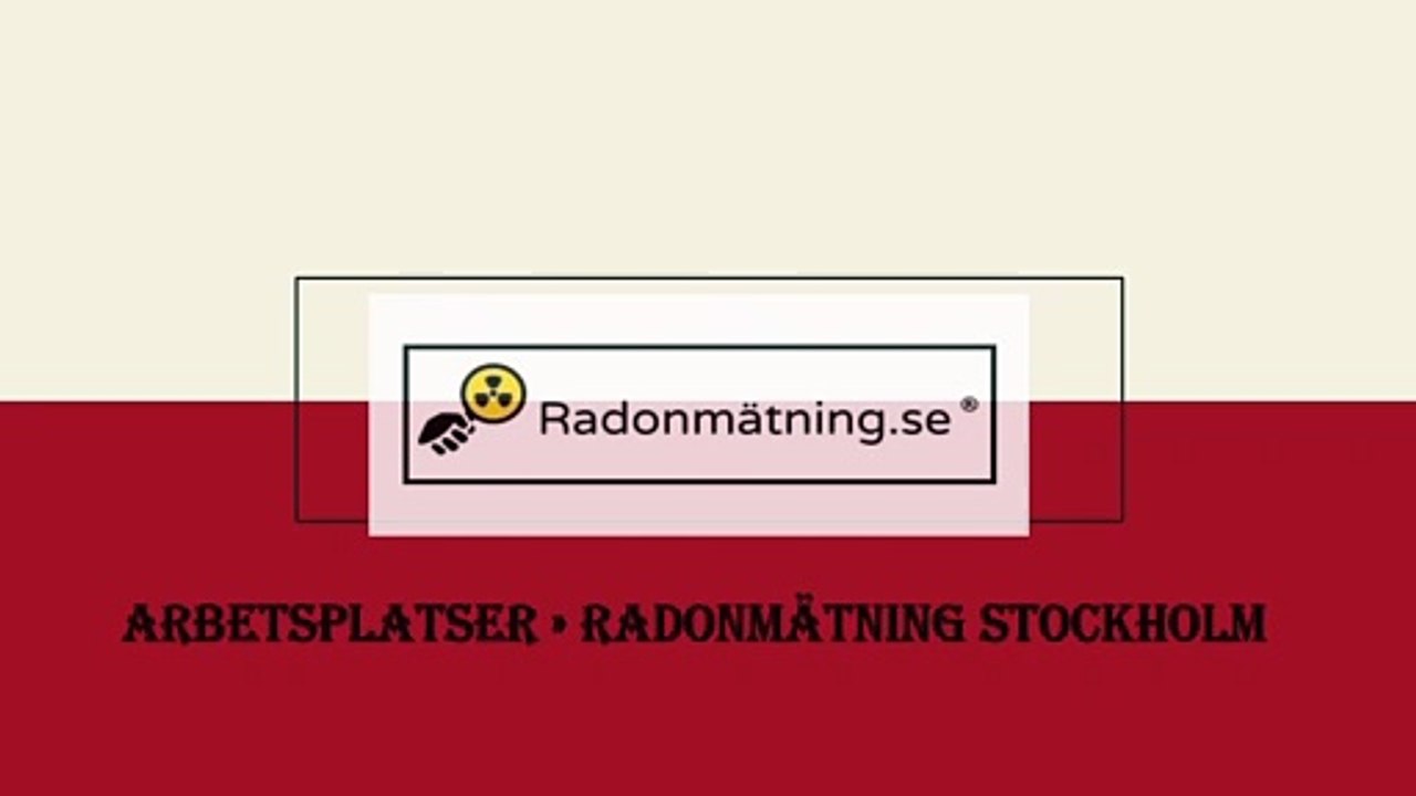 Radon Mätplats i Sverige - Radon Mätning