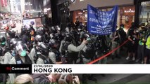 New protests in Hong Kong over law that will ban ridiculing China's national anthem