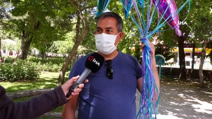Çocuklar bu izinde de parklara akın etti