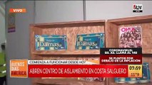 Se abre el centro de aislamiento Costa Salguero
