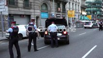 Controles policiales en Barcelona contra el desplazamiento injustificado entre zonas