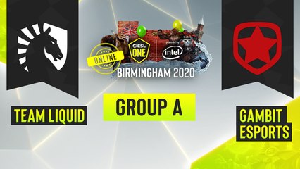 Dota2 - Team Liquid vs. Gambit Esports - Game 1 - ESL One Birmingham 2020 - Group A - EU:CIS