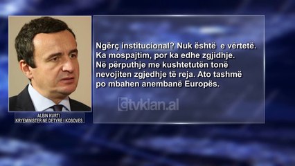 Ne pritje te Kushtetutes per dekretin e Thacit | Lajme - News