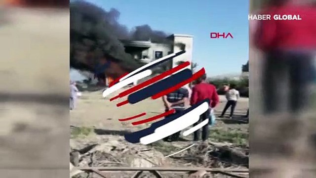 Mersin'de depo yangını; 1 ton naylon kül oldu