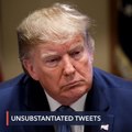 Twitter calls Trump tweets 'unsubstantiated' for the first time