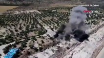 DHA: İdlib'de TSK konvoyunun geçişi sırasında patlama! Yaralılar var