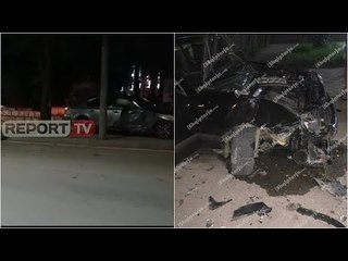 Report TV -Dy aksidente në Korçë pak para mesnate, 60-vjeçari përplaset nga makina