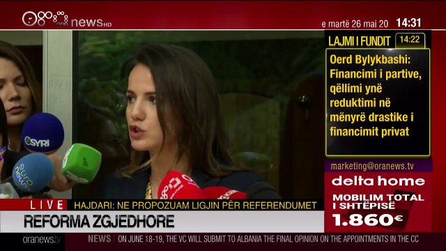 Hajdari propozon ligj për referendume: Basha ta pranoje të mos shkojë në krahët e Edi Ramës