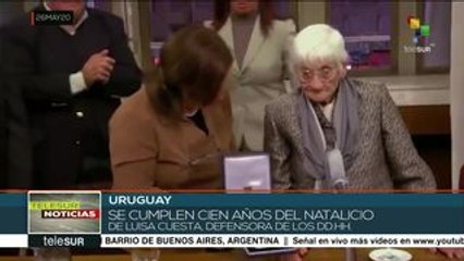 Uruguay: se cumplen 100 años del natalicio de Luisa Cuesta