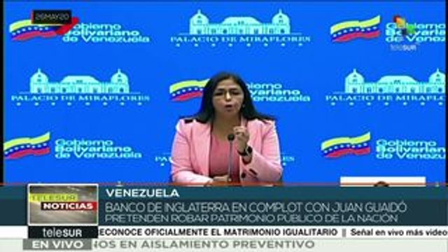 Gob. Venezuela denuncia plan opositor para robar reservas de oro