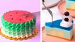 Quick and Easy Cake Decorating Ideas - So Yummy Cake Hacks - Tasty Plus Cake Recipes