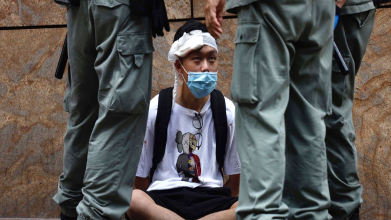 Security tight as Hong Kong set to debate China anthem bill