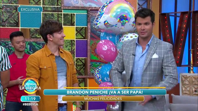 ¡Brandon Peniche y Kristal Cid se convertirán en papás por segunda ocasión! | Venga La Alegría