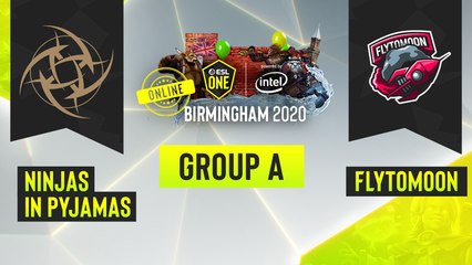 Dota2 - Ninjas in Pyjamas vs. FlyToMoon - Game 2 - ESL One Birmingham 2020 - Group A - EU