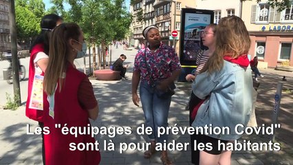 A Strasbourg, "des équipages de prévention Covid" pour expliquer les bons gestes barrière
