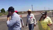 Trigueros de El Carrizo toman la México-15; exigen que respeten precios fijados por Segalmex