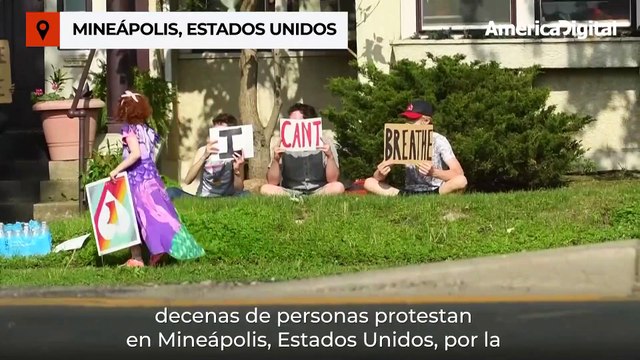 Protestan en Mineápolis, EE.UU., por la muerte de afroamericano a manos de policías